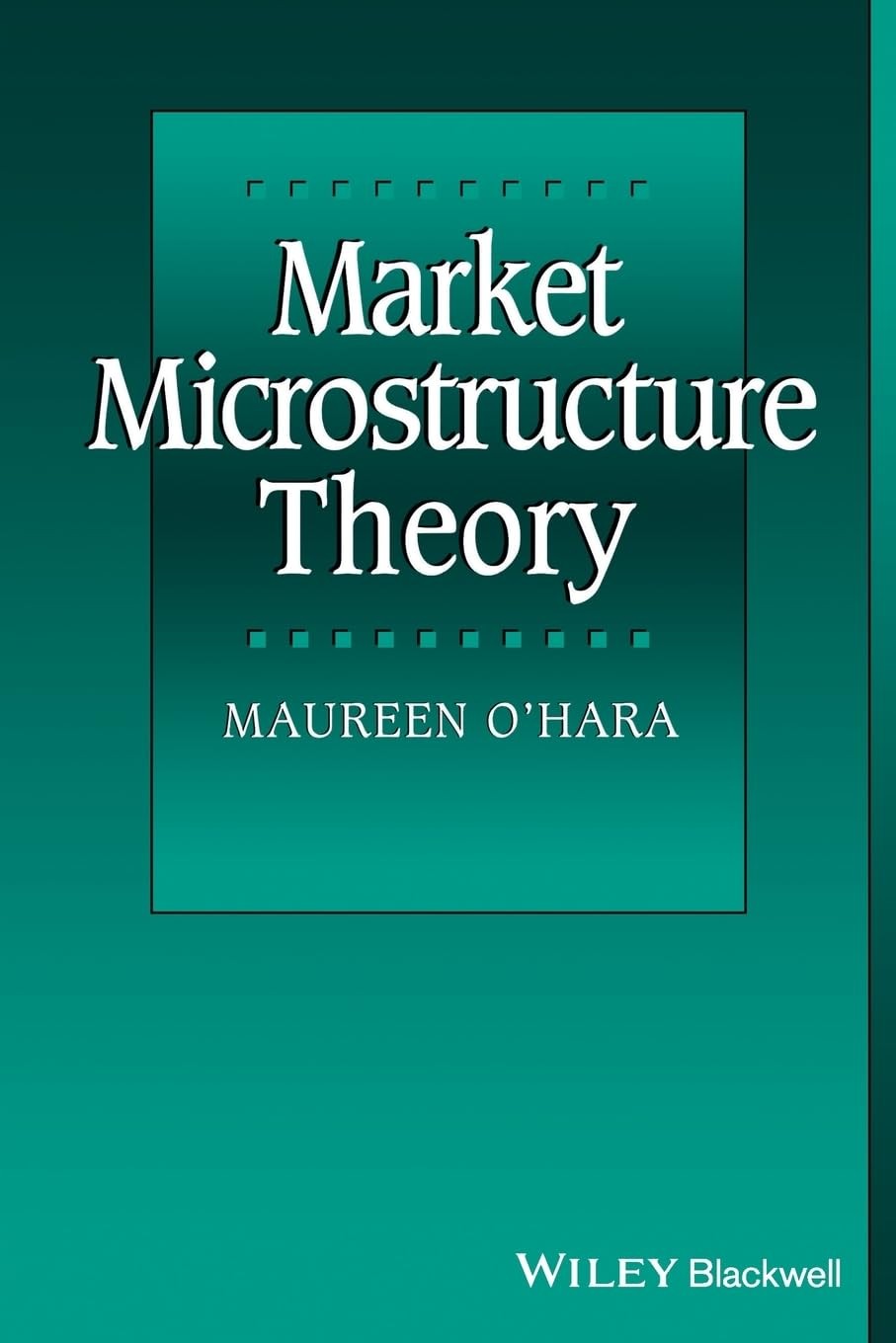 Market microstructure theory